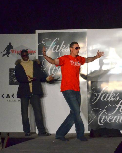 Shane Victorino All-Star Celebrity Fashion Show