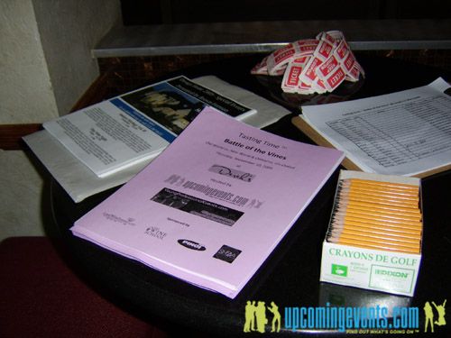 Tasting Time 'Battle of The Vines'