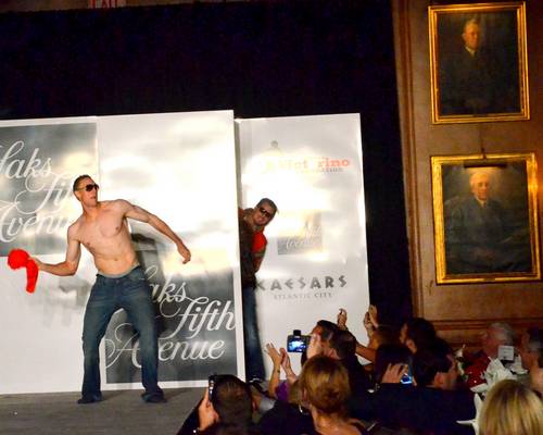 Shane Victorino All-Star Celebrity Fashion Show