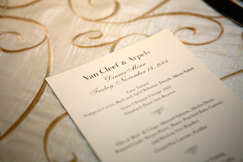 Bernie Robbins and Van Cleef & Arpels present Dinner at the Rodin Museum