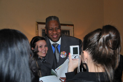Vogue's Andre Leon Talley Visits Philadelphia Students