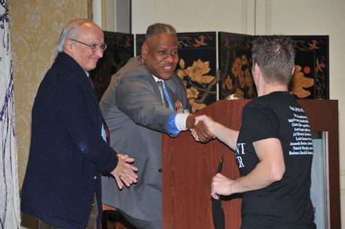 Vogue's Andre Leon Talley Visits Philadelphia Students