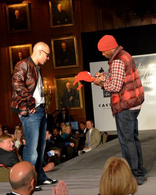 Shane Victorino All-Star Celebrity Fashion Show