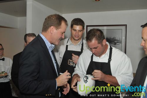 Philadelphia Eagles Brent Celek Celebrity Serving Event