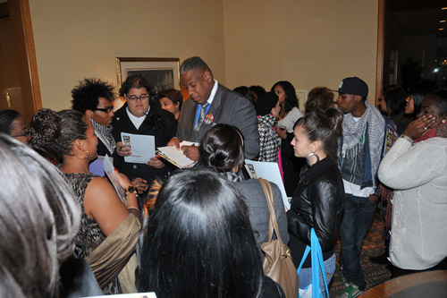 Vogue's Andre Leon Talley Visits Philadelphia Students